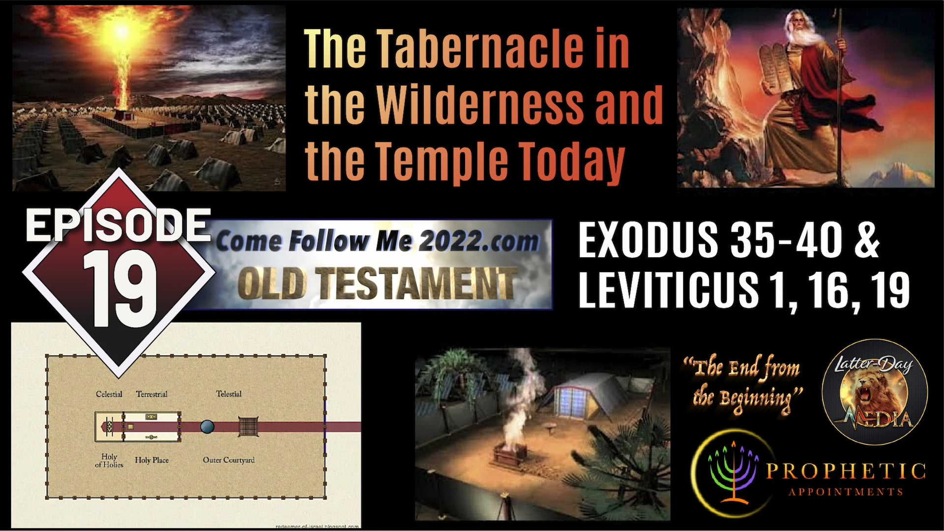 EP 19 Exodus 35-40, Leviticus 1,16,19 Pickerings Tabernacle-Temple Today