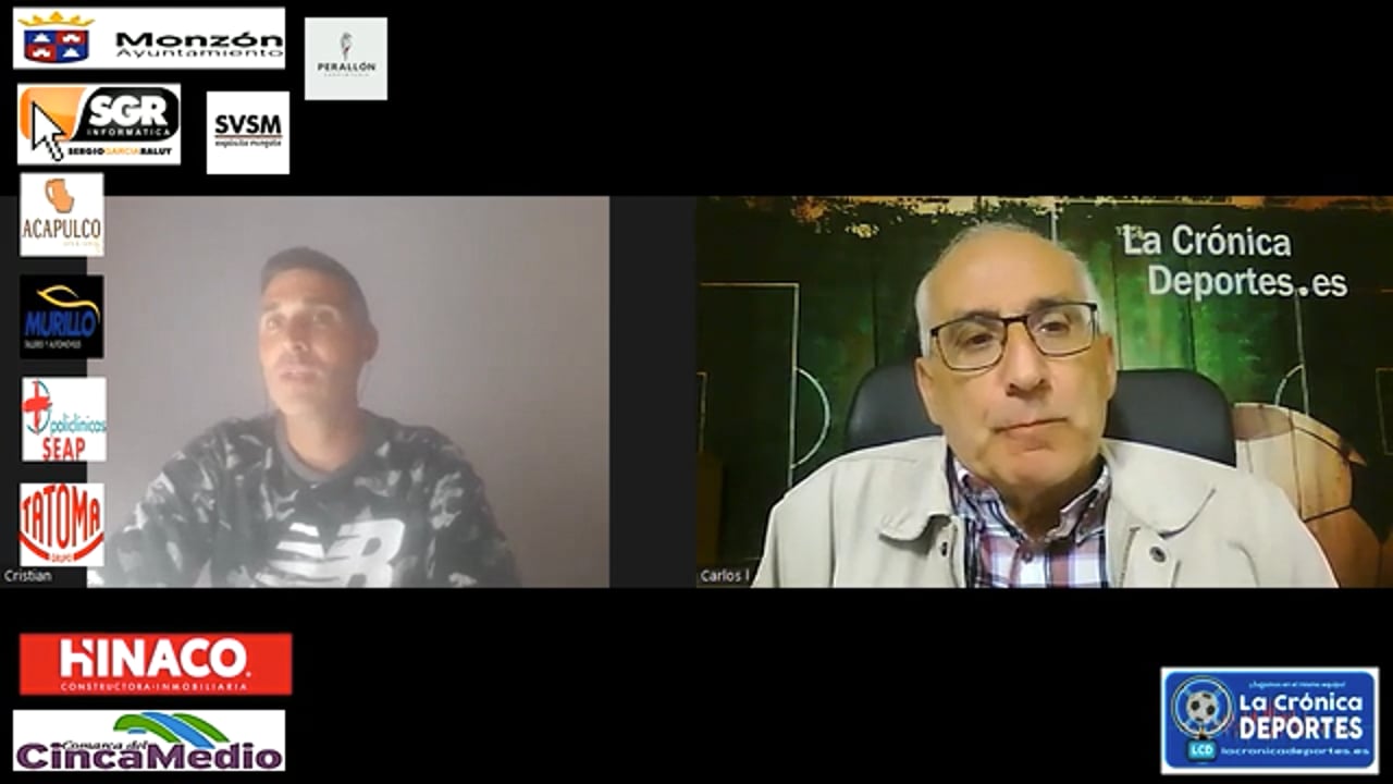 CRISTIAN  ABAD, ENTRENADOR  AT. MONZÓN