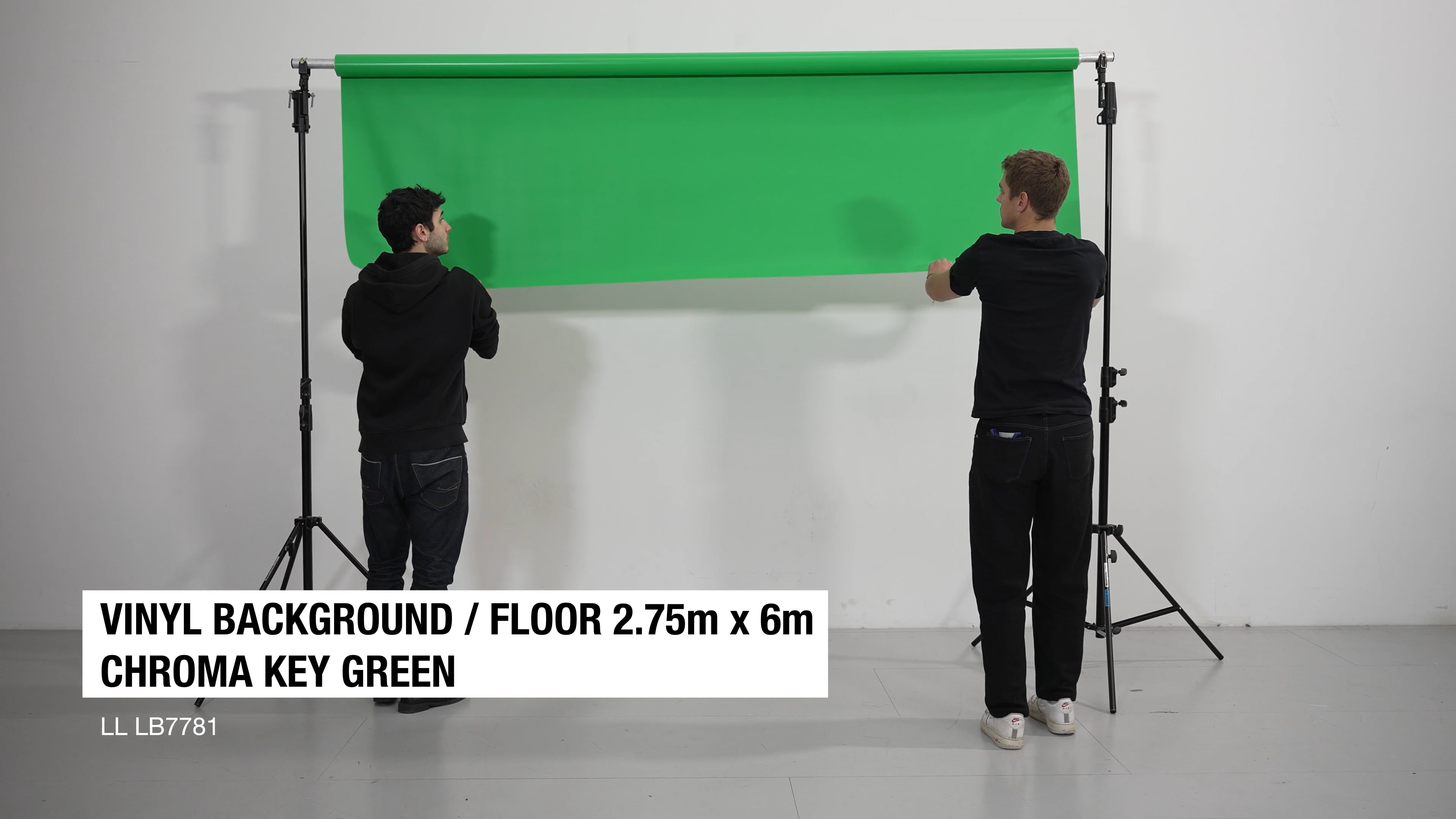 Manfrotto Vinyl Background/Floor 2.75 x 6m Chroma Key Green