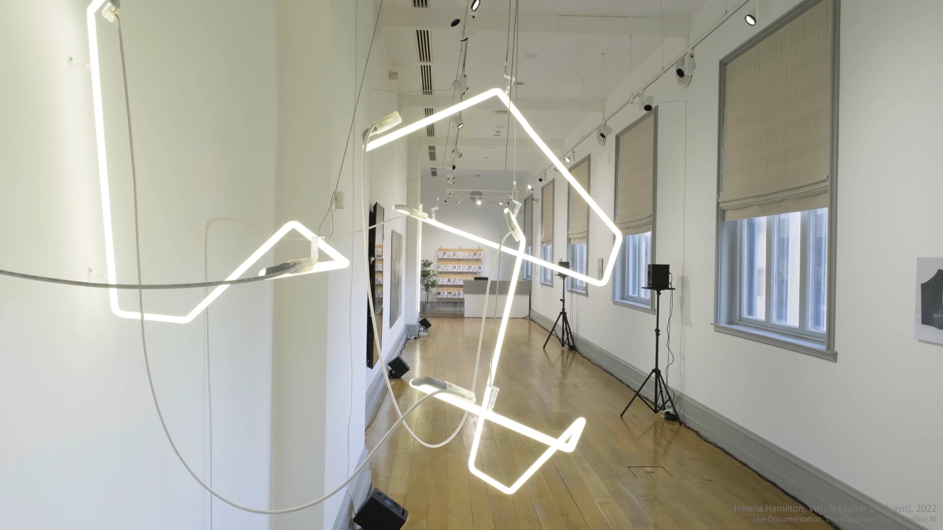 Video Documentation of 'Virtual Matter [Ambient]', at The Naughton Gallery, Belfast NI. 2022