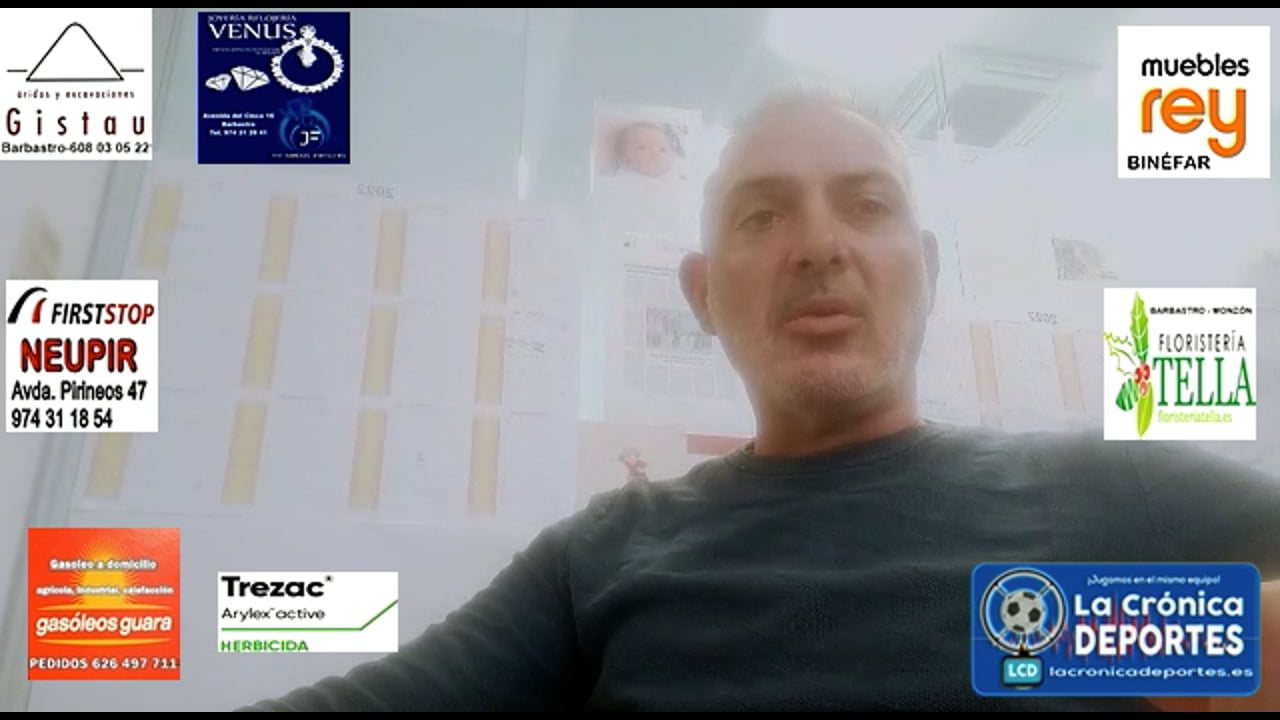 HUMBERTO ARTO (Entrenador Cariñena) CD Cariñena 1-0 CD Cuarte / Jornada 34 / 3ª División