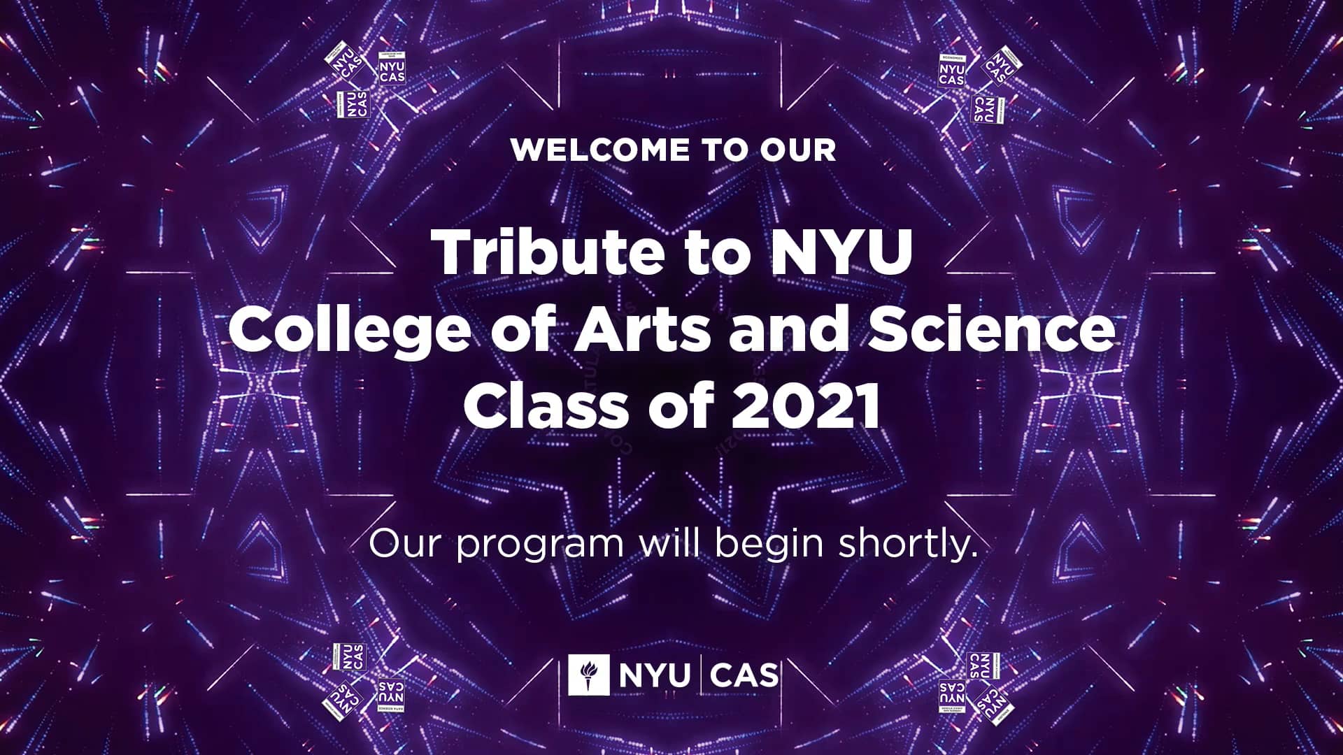 NYU CAS 2021 Virtual Celebration on Vimeo