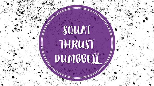 Squat thrust dumbbell