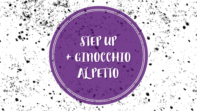 Step up ginocchio al petto