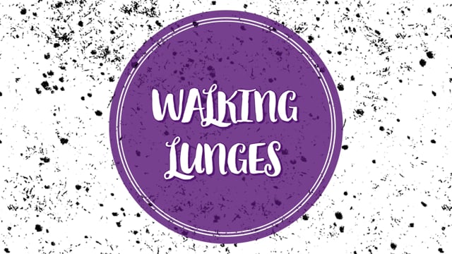 Walking lunge