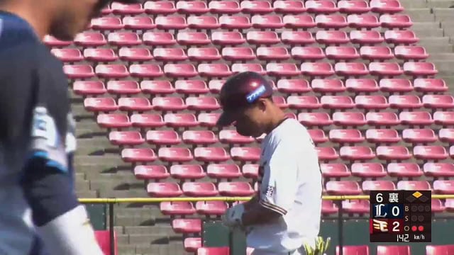 【ファーム】イーグルス・澤野聖悠 レフトの頭上を越えるタイムリー2ベースヒットを放つ!! 2022年5月5日  東北楽天ゴールデンイーグルス 対 埼玉西武ライオンズ