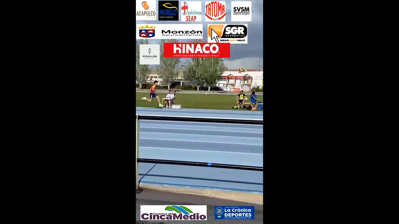 CUARTO PUESTO PARA EL EQUIPO MASCULINO DEL CA HINACO MONZÓN EN LA  1ª DIVISIÓN DE ATLETISMO EN SU PRIMERA JORNADA