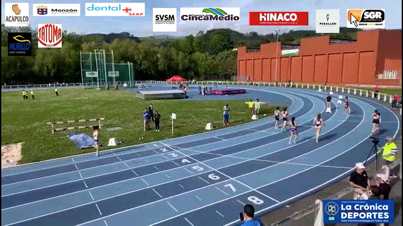 EL EQUIPO FEMENINO DEL CA HINACO MONZÓN FUE CUARTO EN DURANGO EN LA 1ª JORNADA DE LA 1ª DIVISIÓN DE ATLETISMO
