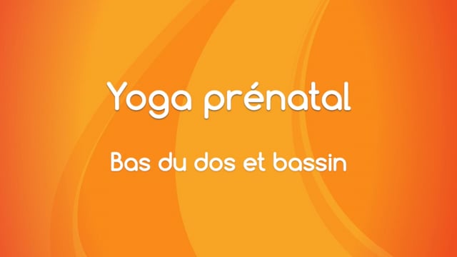 Yoga prénatal - Bas du dos et bassin
