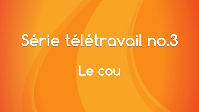 Télétravail - Pour le cou