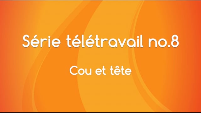 Télétravail - Cou et tête