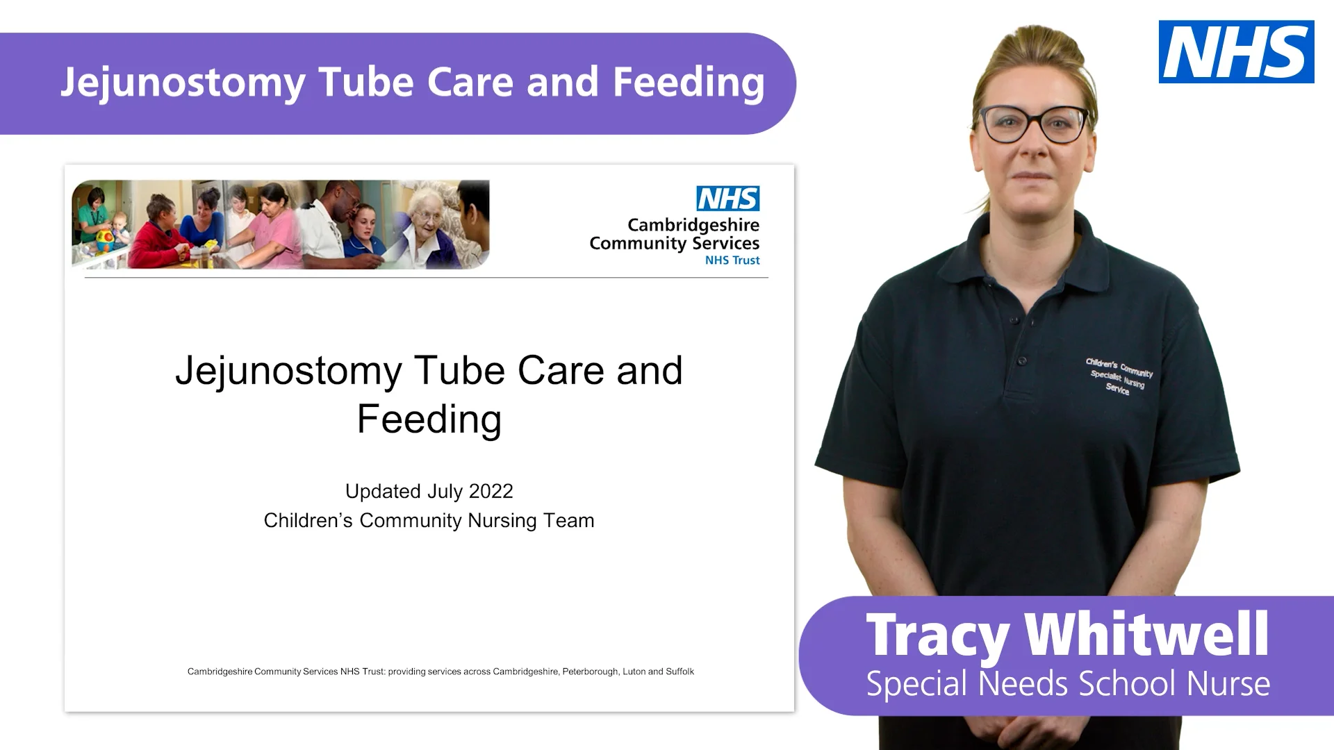 Jejunostomy Tube Care and Feeding [HD] [e02] on Vimeo
