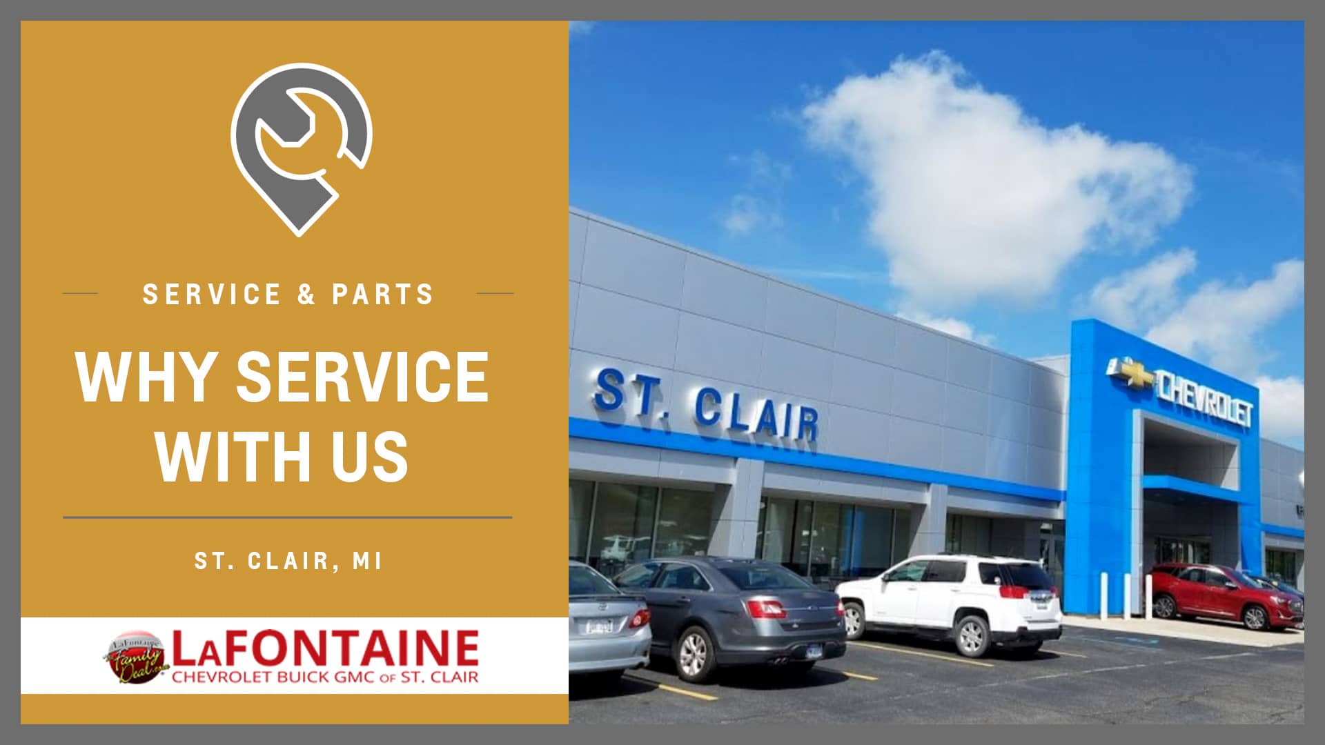 LaFontaine Chevrolet Buick GMC of St. Clair Why Service Here on Vimeo