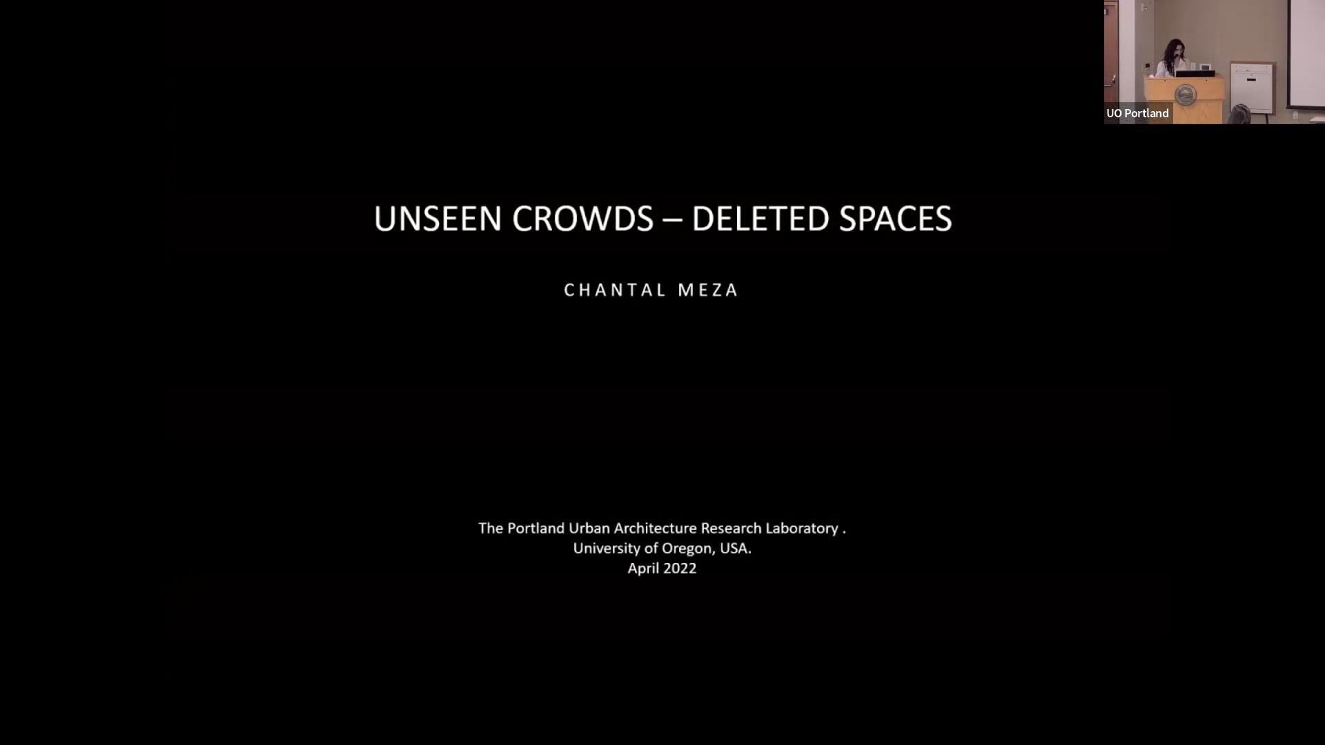 Chantal Meza: Unseen Crowds-Deleted Spaces