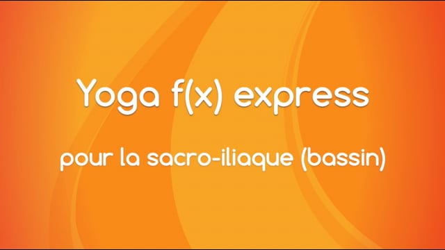 Body Fx™️ Express - Pour la sacro-iliaque (bassin)