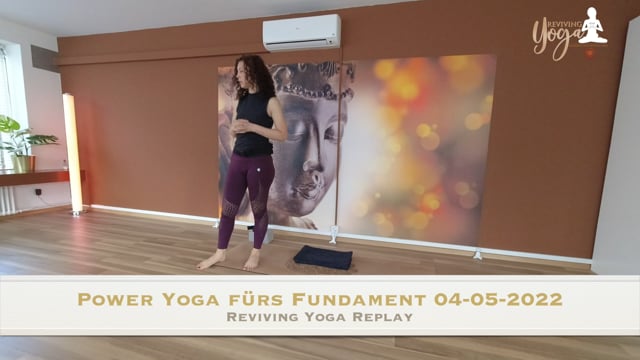 Power Yoga zum Fundament Aufbauen 04-05-2022