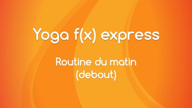 Body f(x)™️ Express - La routine du matin