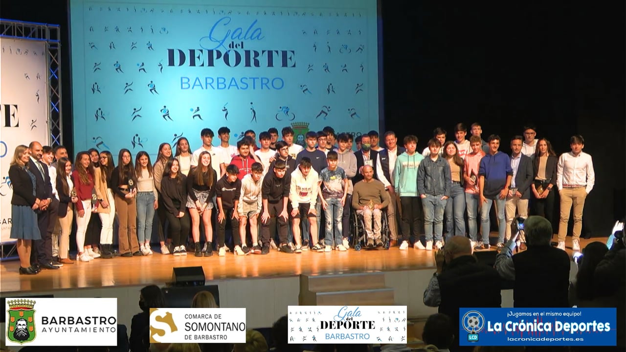 RESUMEN (26 Edición de la Gala del Deporte en Barbastro)