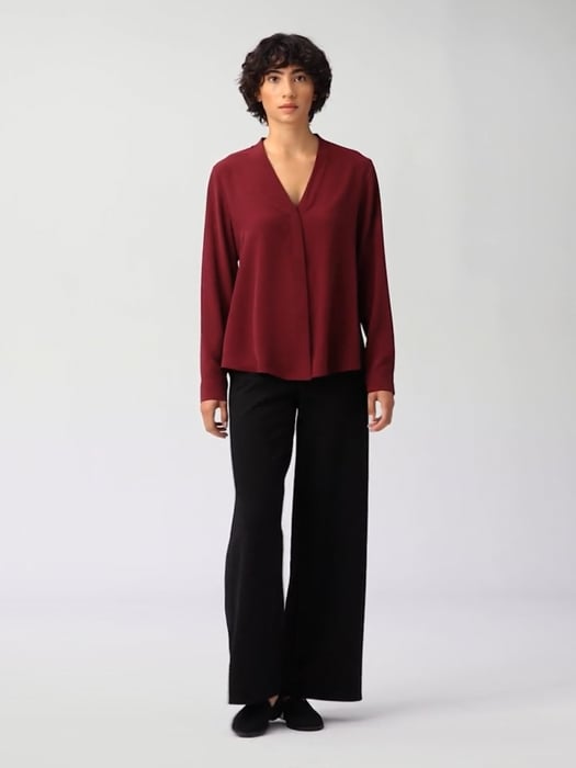 Washable Flex Ponte Wide-Leg Pant