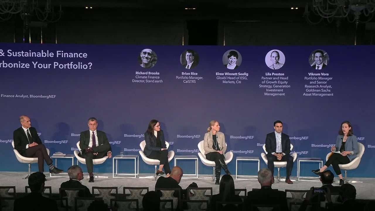 BNEF Summit Track 1 ESG and Sustainable Finance How to Decarbonize