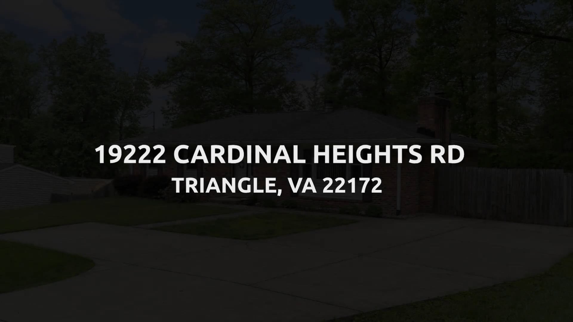 19222 Cardinal Heights Rd mls on Vimeo