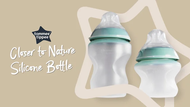 Silicone baby bottle - Closer to Nature - tommee tippee