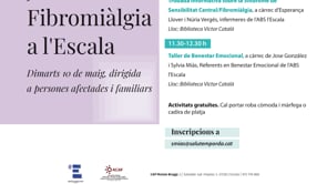 Dimarts es farà a l'Escala una jornada sobre la fibromiàlgia