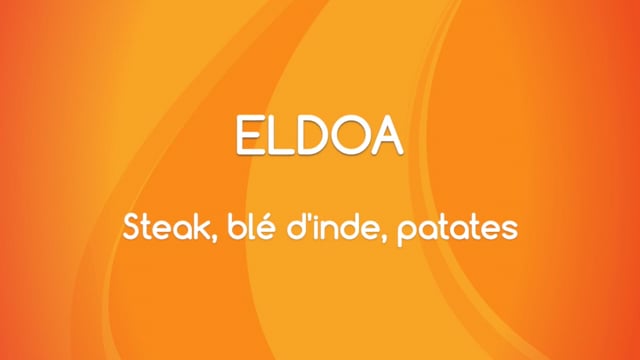 ELDOA - Steak, blé d'inde, patates