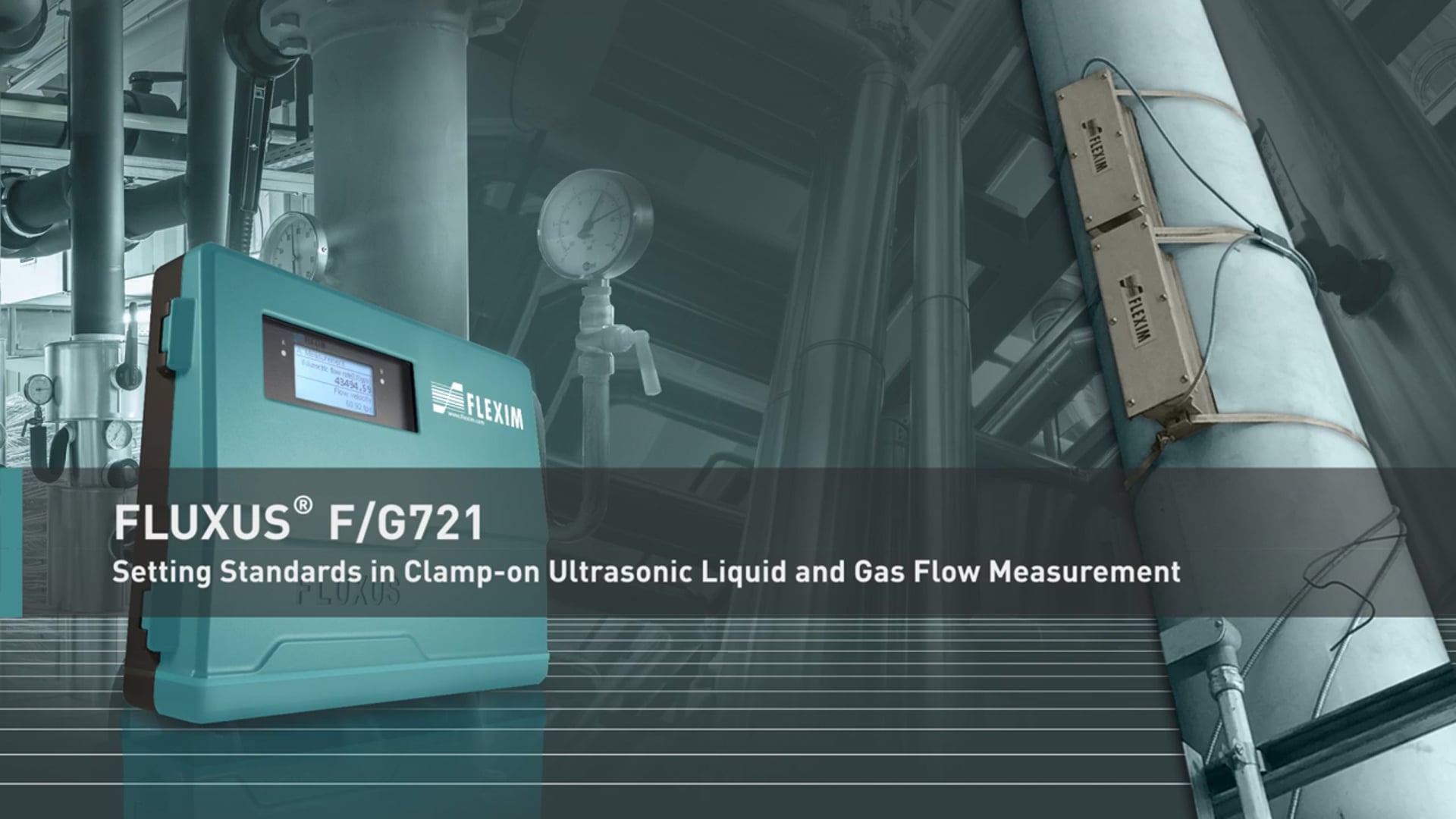Standard setting clamp-on flow measurement_ FLUXUS F_G721
