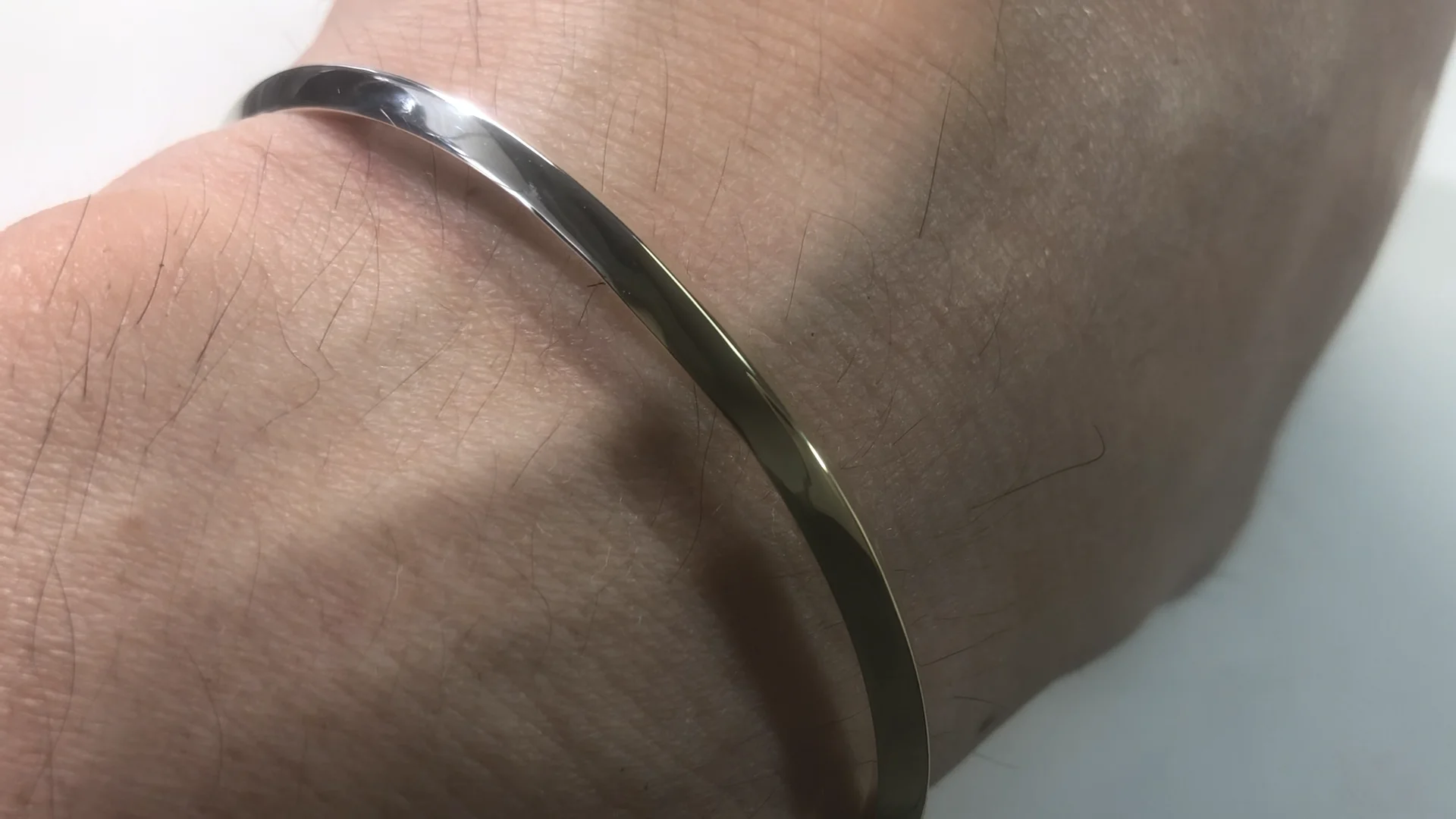 SILVER＆GOLD TRIANGLE BRACELET(シルバーゴールド