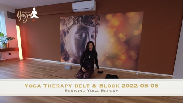 English Yoga Therapy with Belt and Blocks 2022-05-05