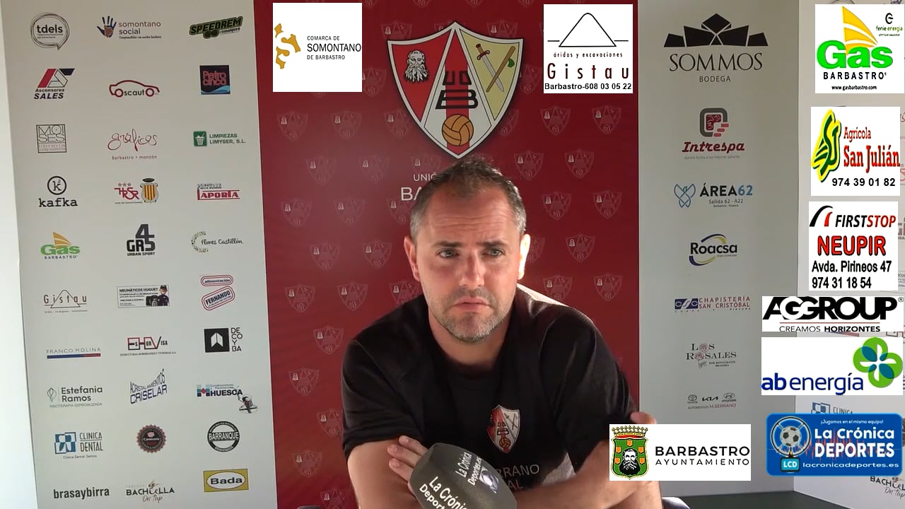 LA PREVIA / FC Bolea - UDB Somontano / JOEL BORBÓN (Entrenador Barbastro Somontano) Jornada 1 / Play Off de Ascenso a 1ª Regional