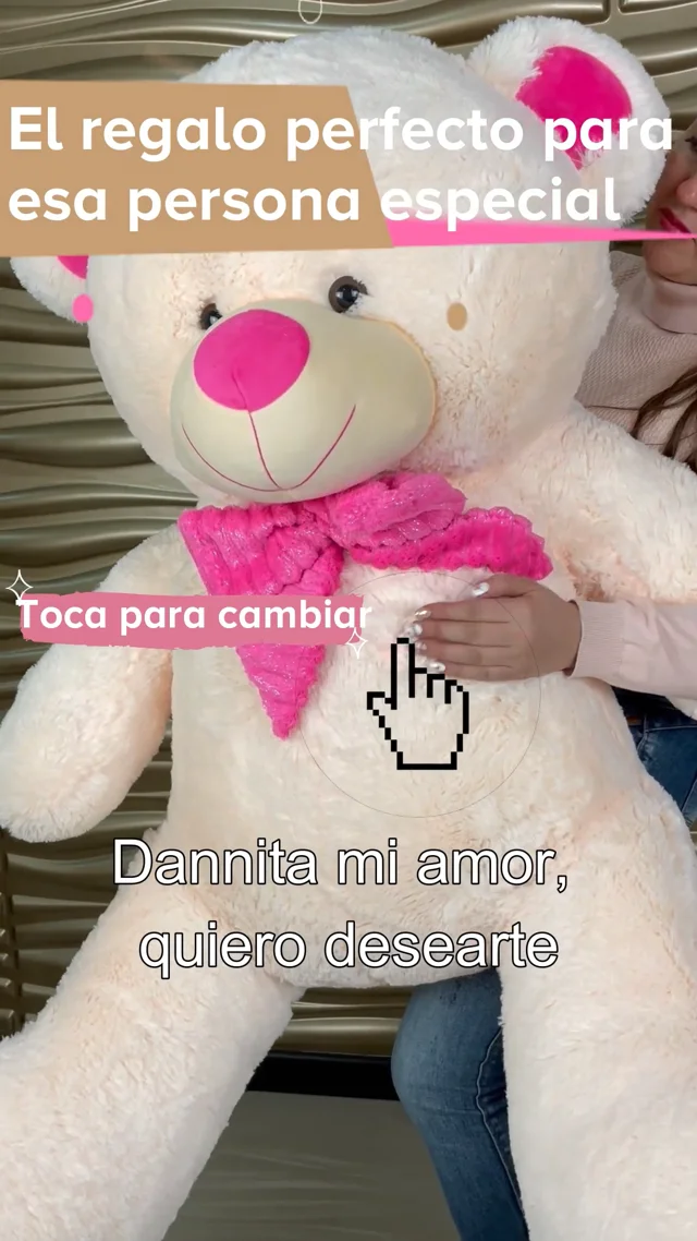 Peluche Vaquita 21 cm con Grabadora de voz, PELUCHES PERSONALIZADOS CON VOZ