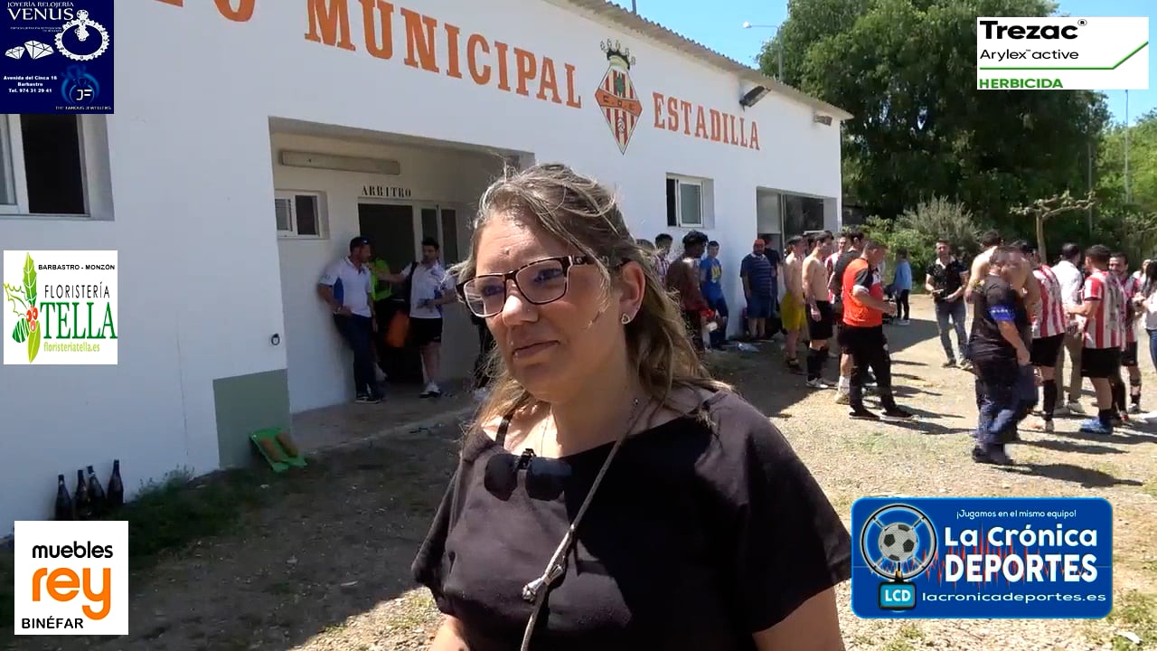 SONIA SIERRA (Presidenta Estadilla) CD Estadilla 1-2 CF Ontiñena / J 31 / 1ª Regional Gr 2