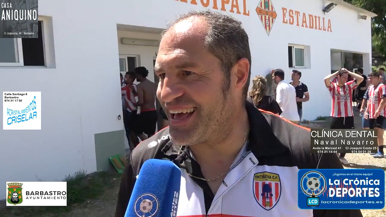 CHELU (Entrenador Ontiñena) CD Estadilla 1-2 CF Ontiñena / J 31 / 1ª Regional Gr 2