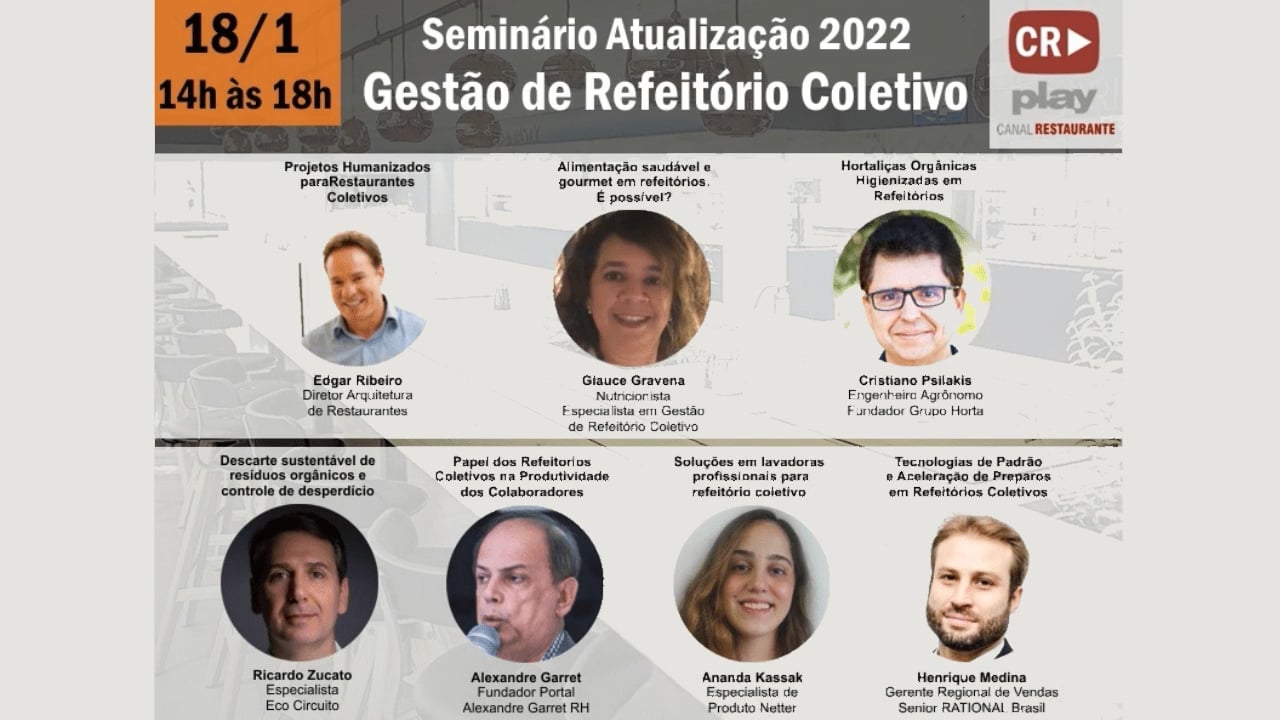 Seminrio de Atualizao para Refeitrios Coletivos 2022