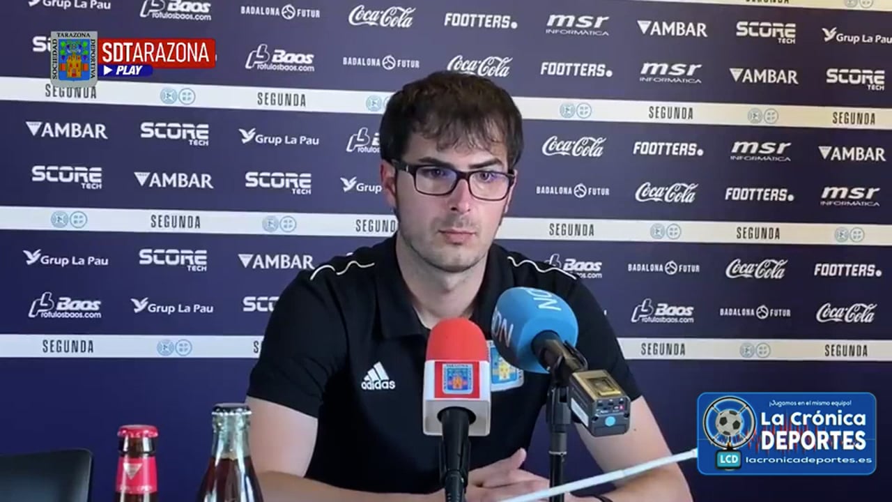 DIEGO MARQUÉS (2º Entrenador Tarazona) CD Badalona 1-1 SD Tarazona / J 33 / 2ª RFEF - Grupo 3 / Fuente: Facebook SD Tarazona