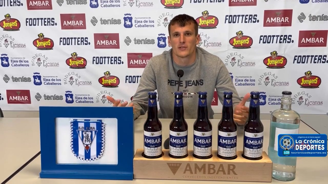 GINOVÉS (Jugador Ejea) SD Ejea 4-2 Cerdanyola FC / J 33 / 2ª RFEF - Grupo 3 / Fuente: Facebook SD Ejea