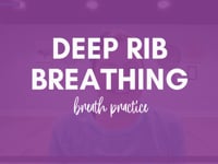 Rib Breathing Exercise