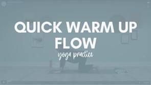 Quick Warm Up Flow (5 min)