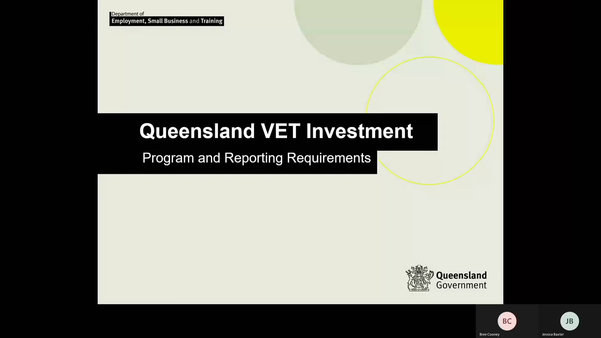 Queensland VET Investment Program and Reporting Requirements on Vimeo
