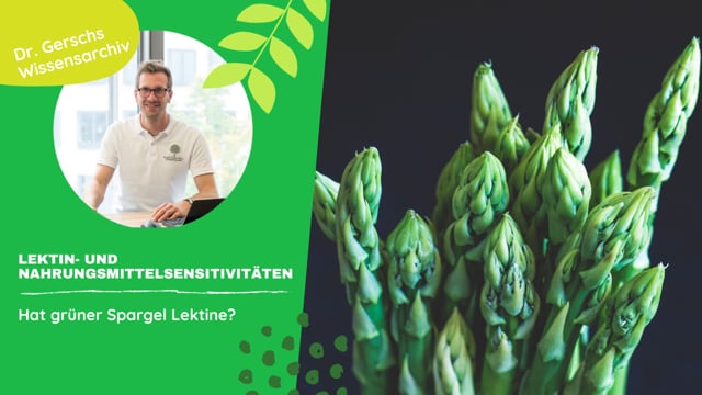 Hat grüner Spargel Lektine