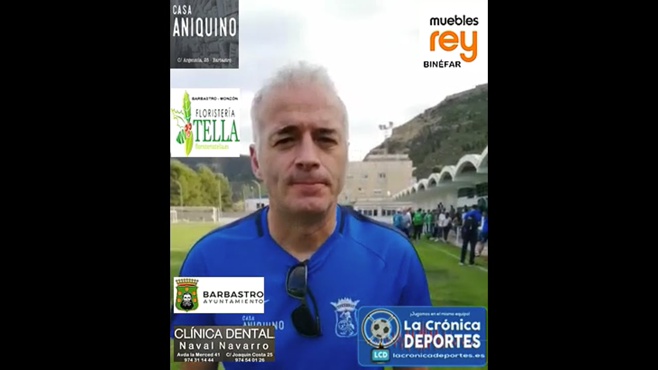 ALBERT MARTÍNEZ (Entrenador P. Ferranca)  CD Mequinenza 3-1 P. Ferranca Tella / Jornada 31 / Preferente - Gr 1