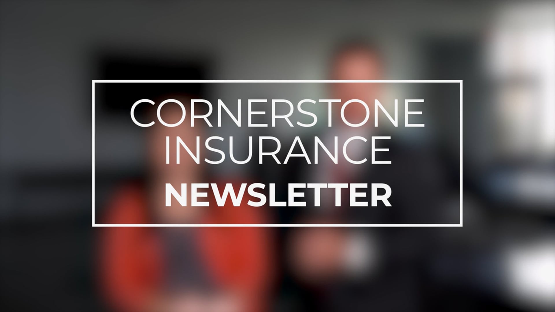 Corner Stone Newsletter