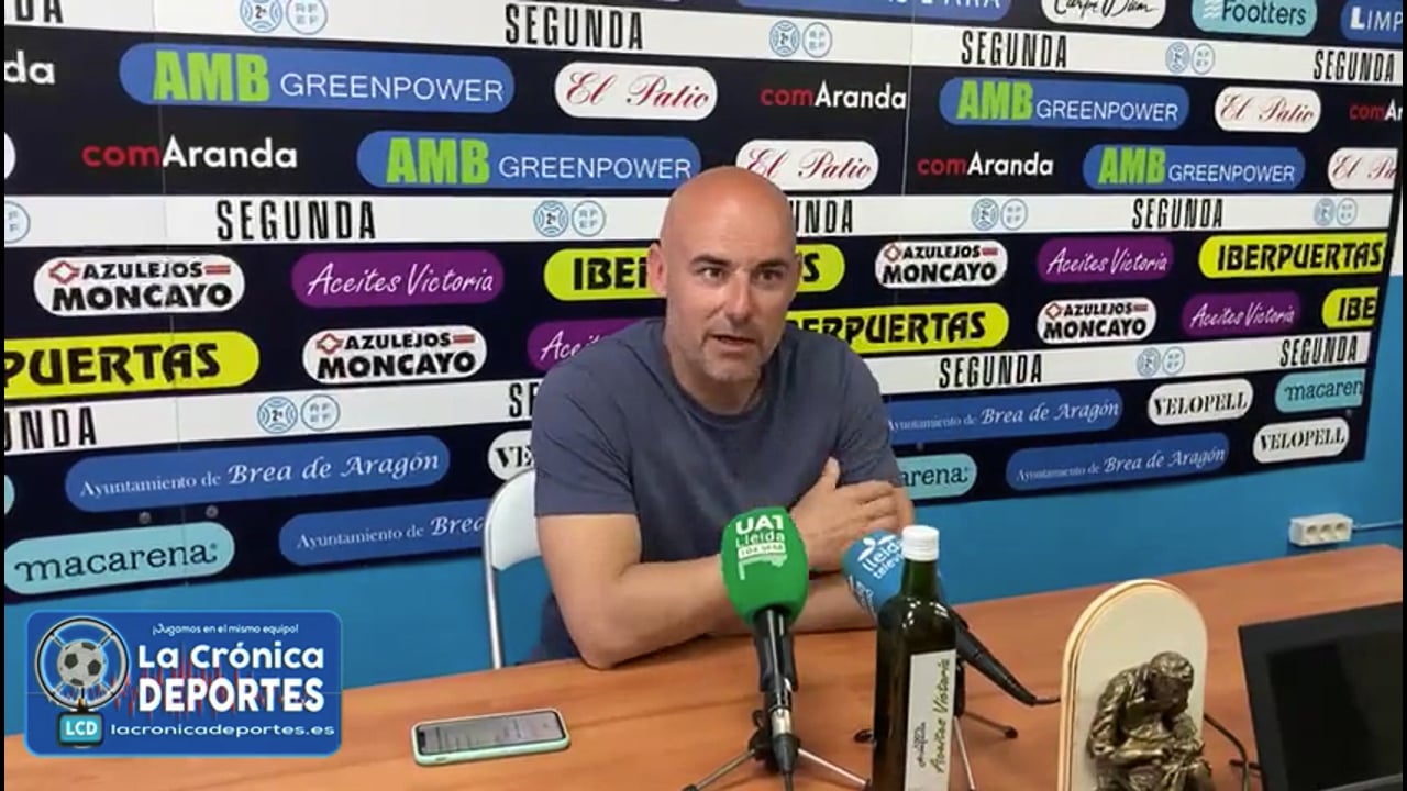 DANI MARTÍNEZ (Entrenador Brea) CD Brea 1-0 Lleida Esportiu / Jornada 33 / 2ª RFEF - Grupo 3 / Fuente: YouTube CD Brea