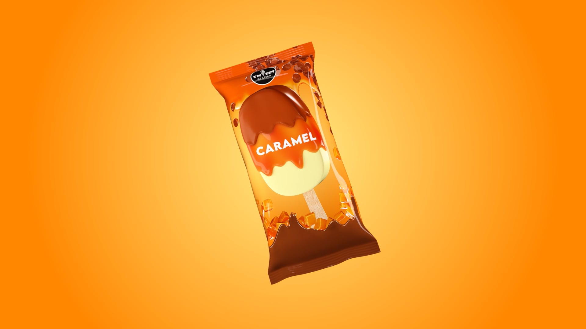 Caramel Chocolate Ice-cream Bar