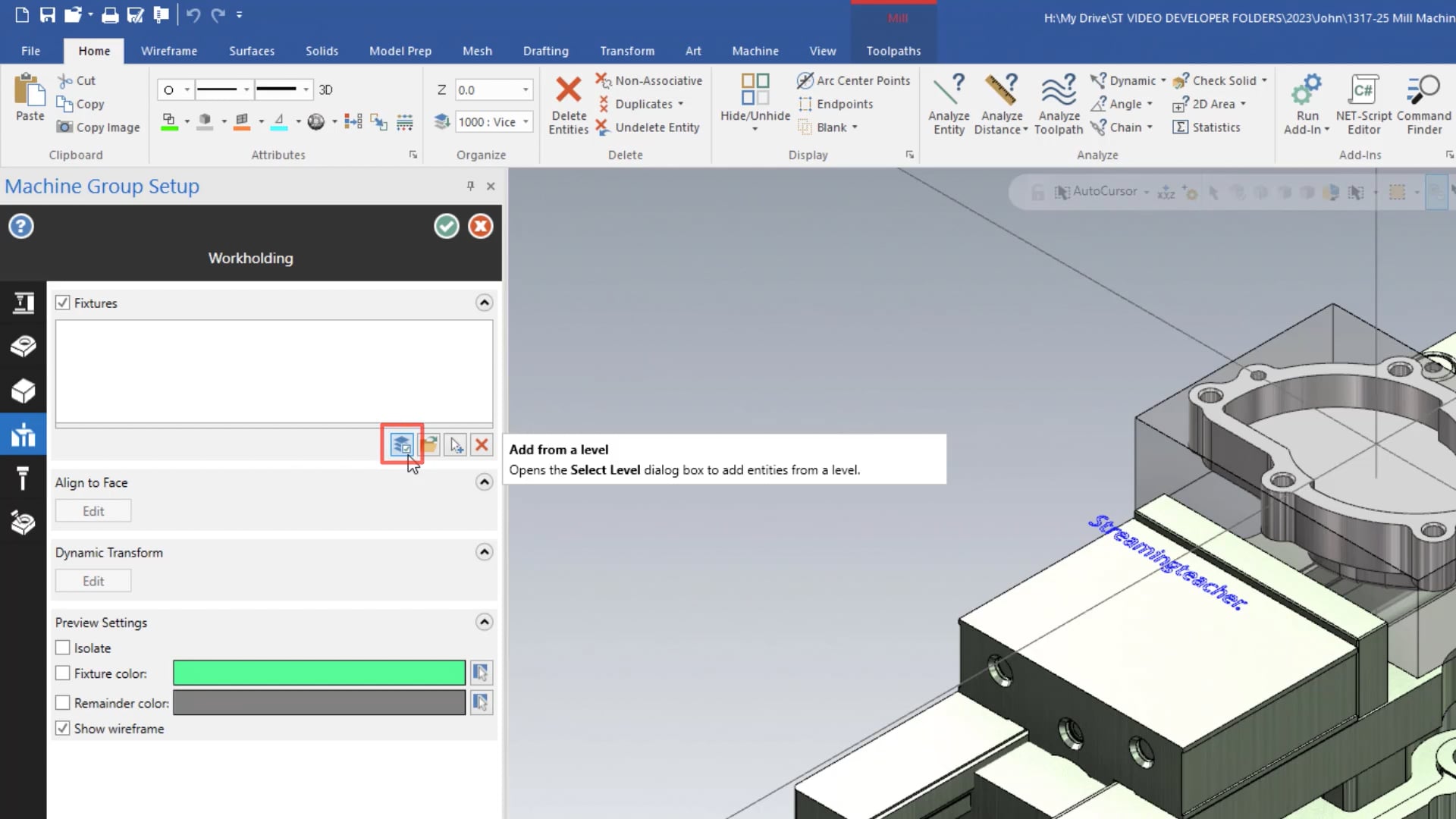 Toolpath and Machining Management