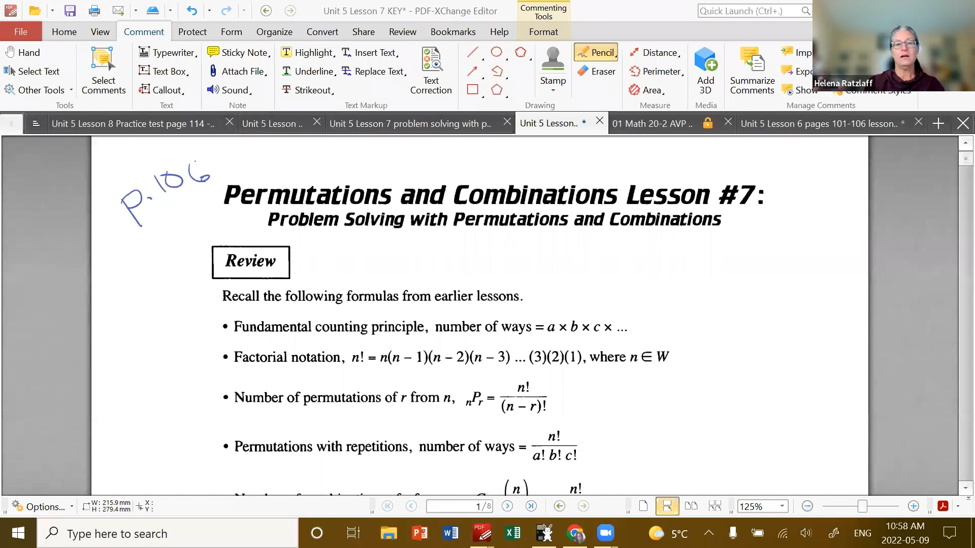 Math 30-2 Unit 5 Lesson 7 on Vimeo