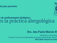 Conociendo a los biológicos en alergia cápsula para pacientes alérgicos