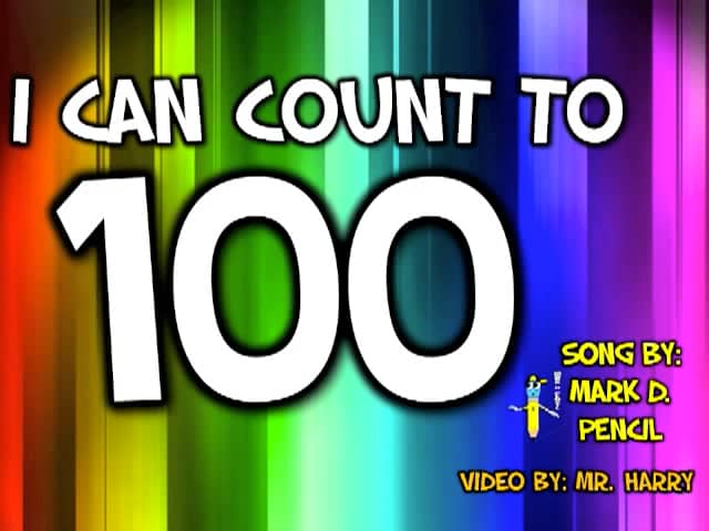 I Can Count to 100 (counting song for kids by Mark D Pencil) on Vimeo